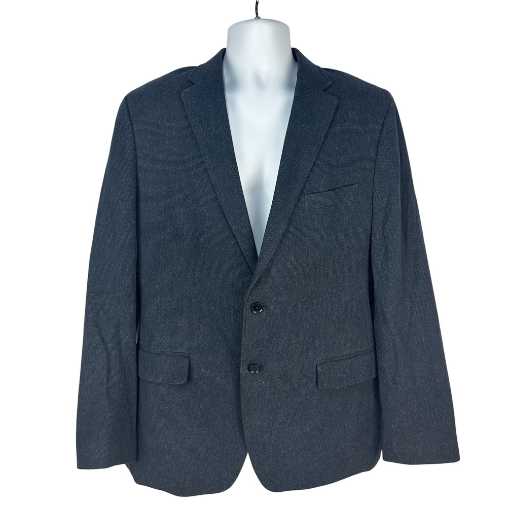 Banana Republic Tailored Fit Mens Blazer 44R Gray 100% Cotton